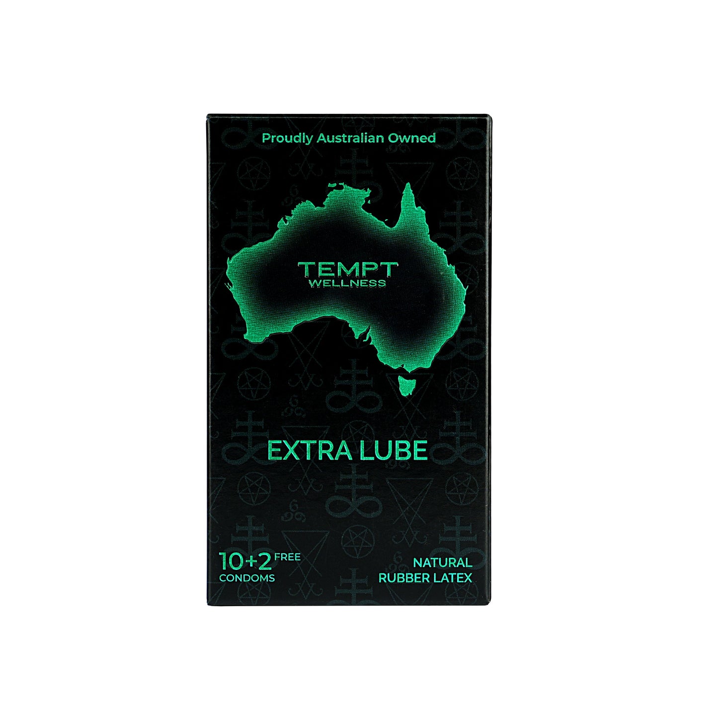 Tempt Wellness Extra Lube Condoms | 10+2 Free | Maximum Lubrication | Premium Natural Latex | Australian Owned