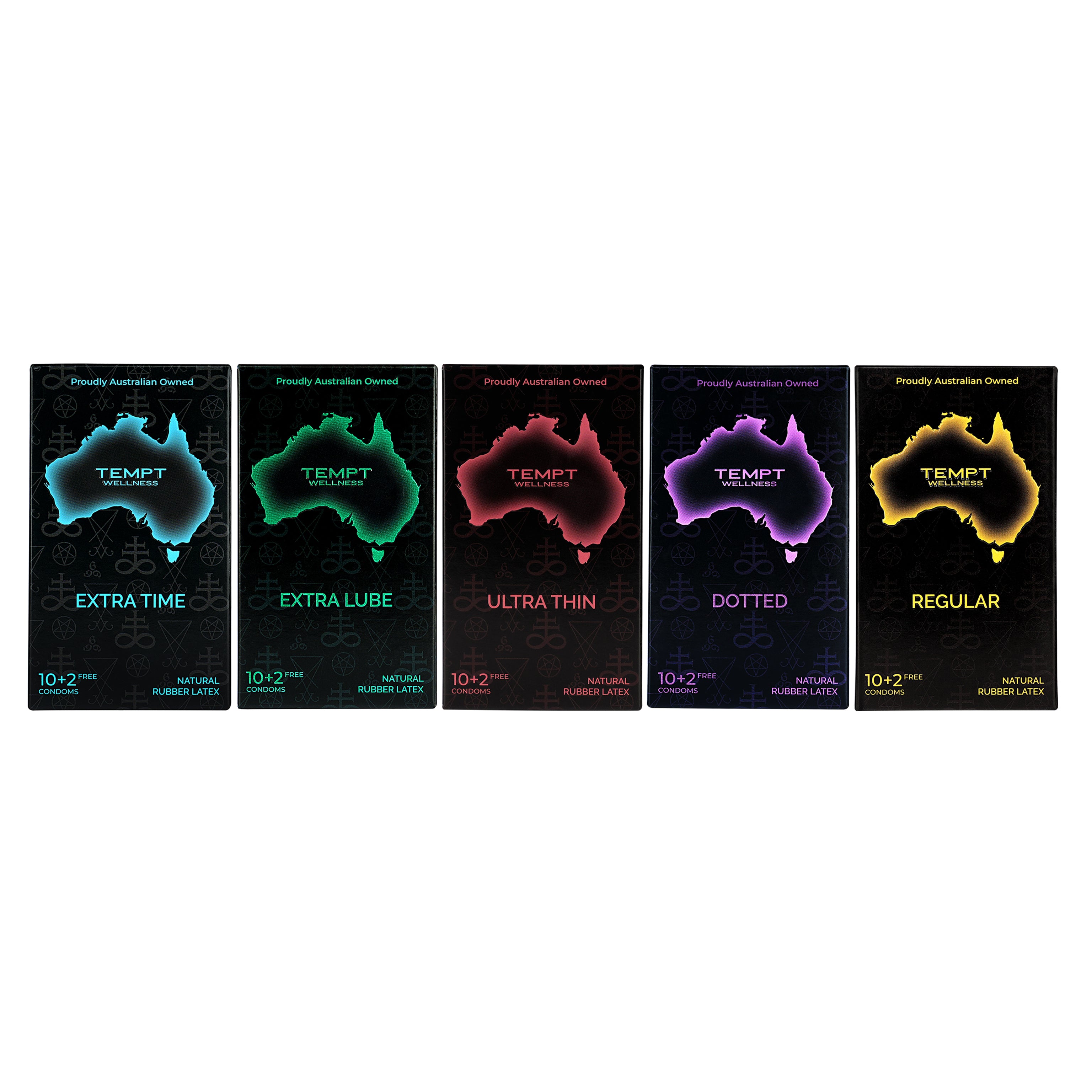 Tempt Regular, Dotted, Extra Lube, Ultra Thin And Extra Time Condoms ...