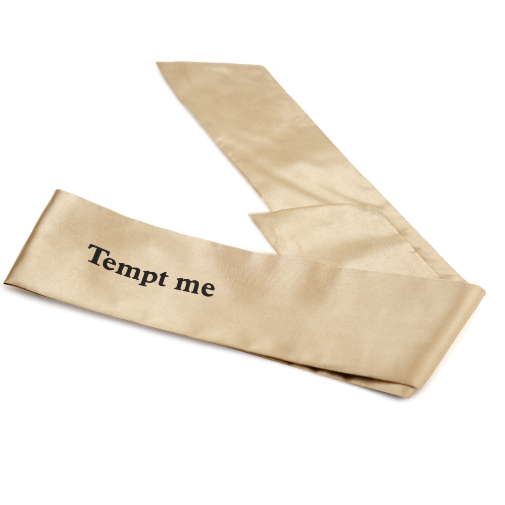 Tempt Wellness Premium Couple Kit – Condoms, Bondage Handcuffs & Blindfold Set Condom (Set of 3, 3 Sheets)