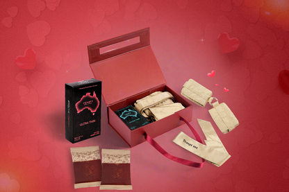 Assorted Gift Box Double Trouble (1 Extra Time Condom and 1 Ultra Thin Condom)