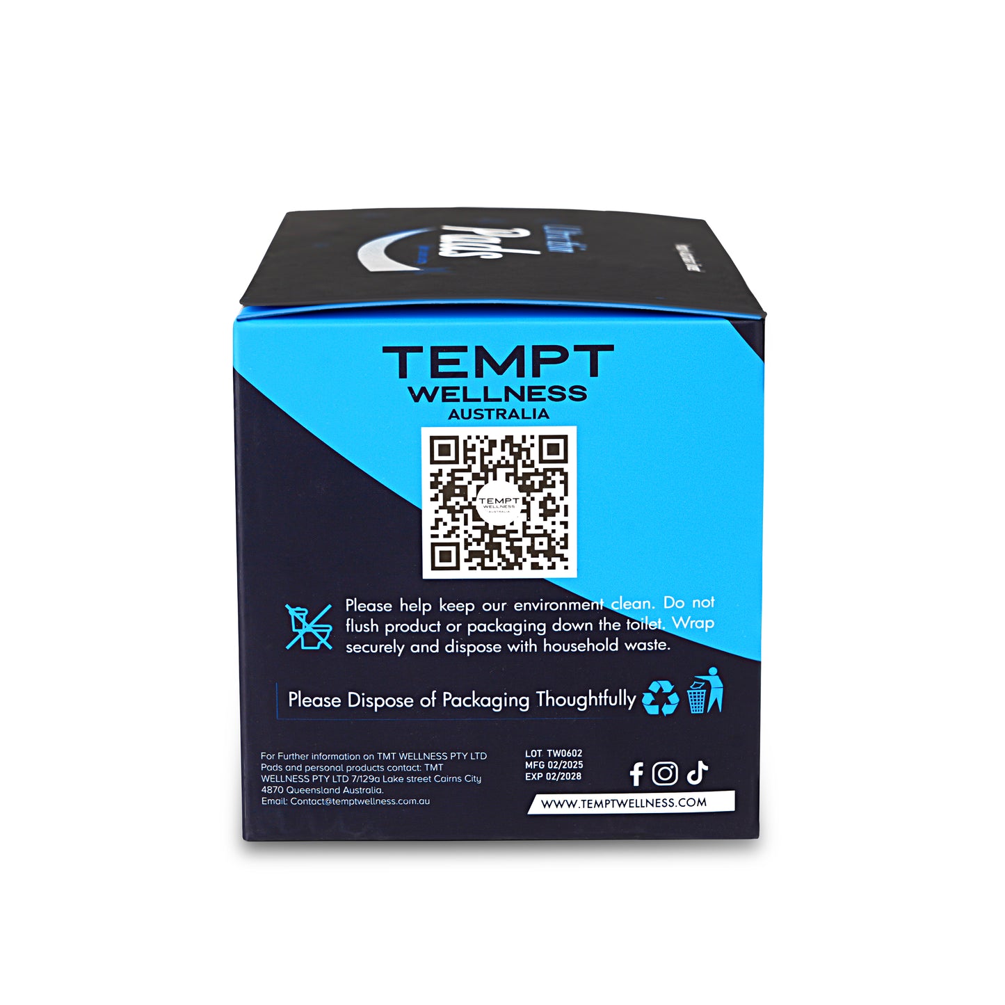 Tempt Wellness Night Use Sanitary Pads for Women | Pack of 10 + 2 Free Pads | Extra Long Overnight Protection | High Absorbency | Leak Lock Technology | Soft Cottony Cover | Rash-Free Comfort
