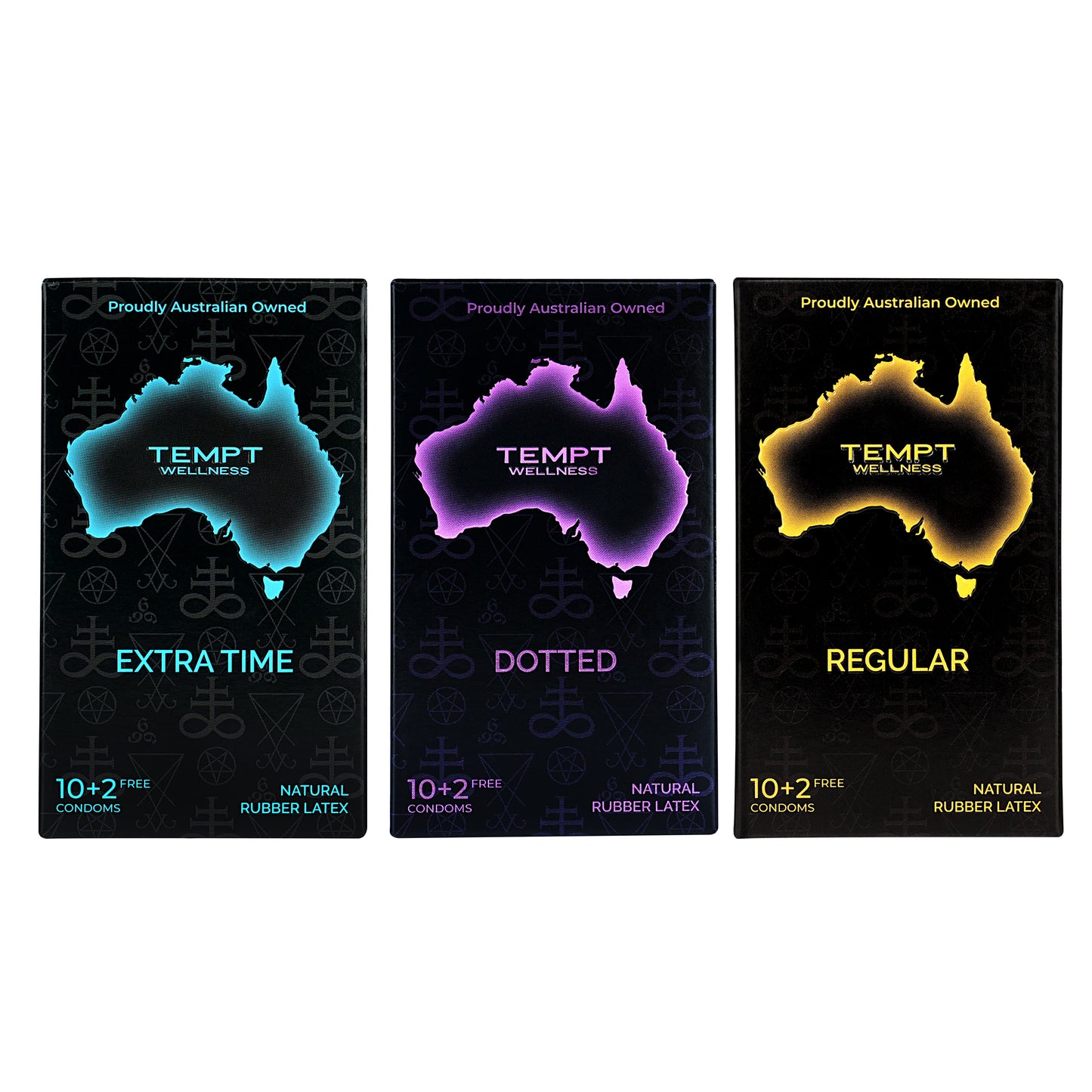 Tempt Extra Time, Dotted And Regular Condoms