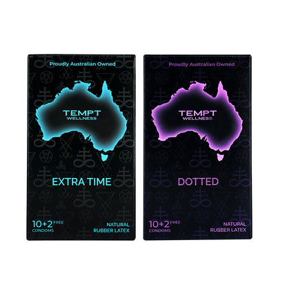 Tempt Extra Time And Dotted Condoms