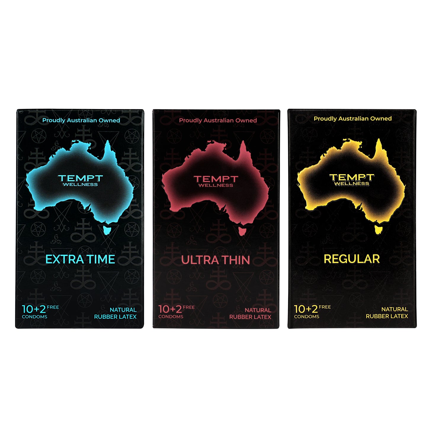 Tempt Extra Time, Ultra Thin And Regular Condoms