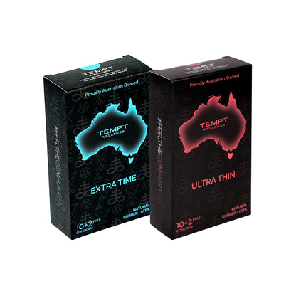 Tempt Extra Time And Ultra Thin Condoms