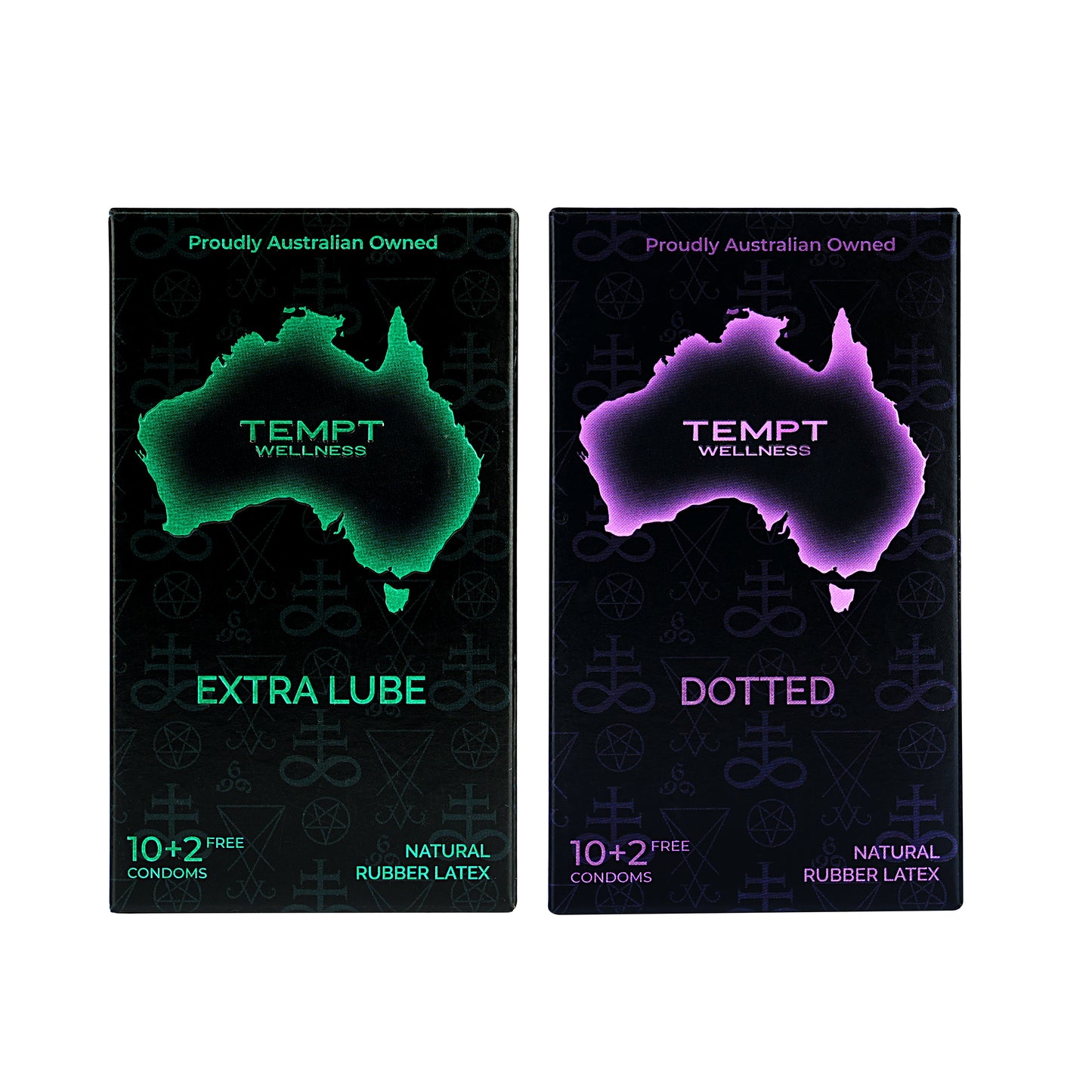 Tempt Extra Lube And Dotted Condoms