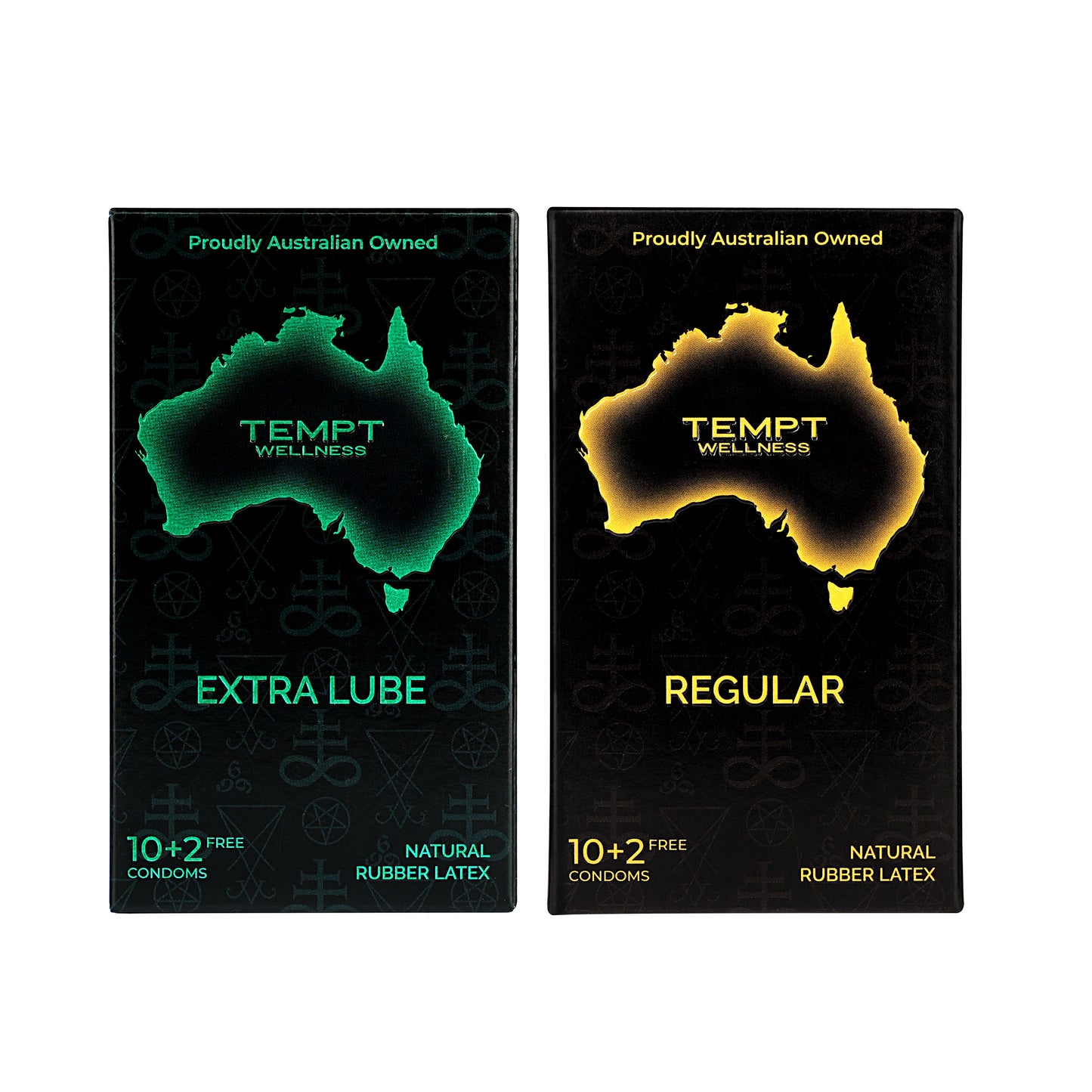 Tempt Extra Lube And Regular Condoms