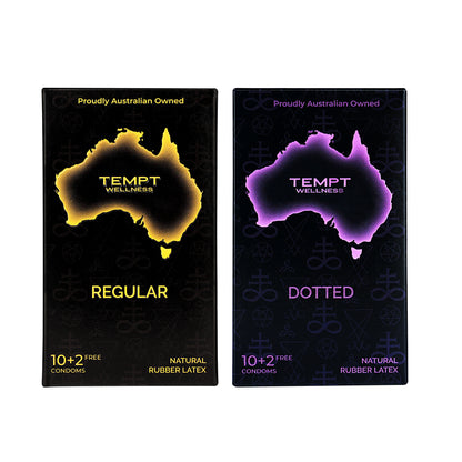 Tempt Regular And Dotted Condoms
