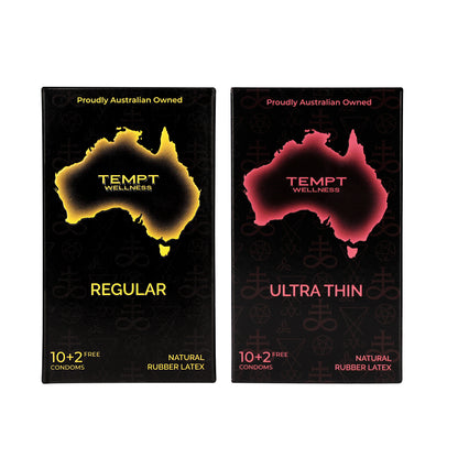 Tempt Ultra Thin And Regular Condoms